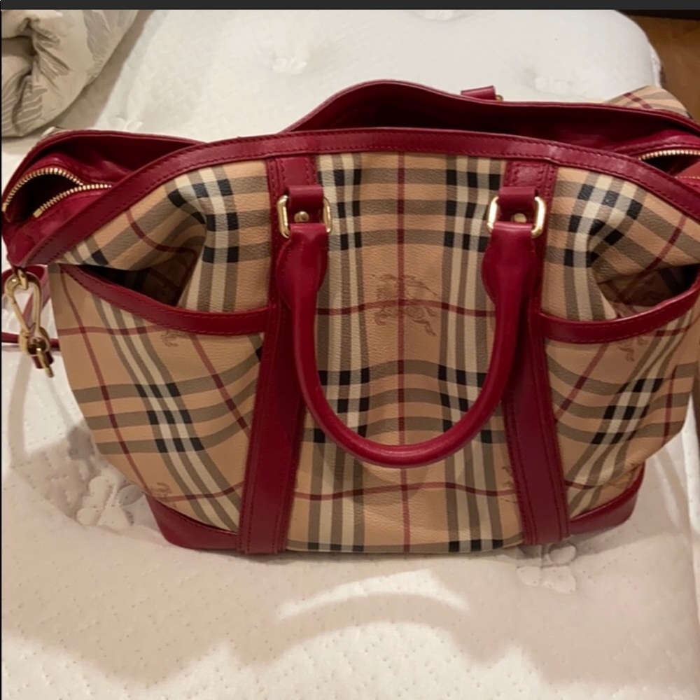 Authentic Burberry Diaper Bag